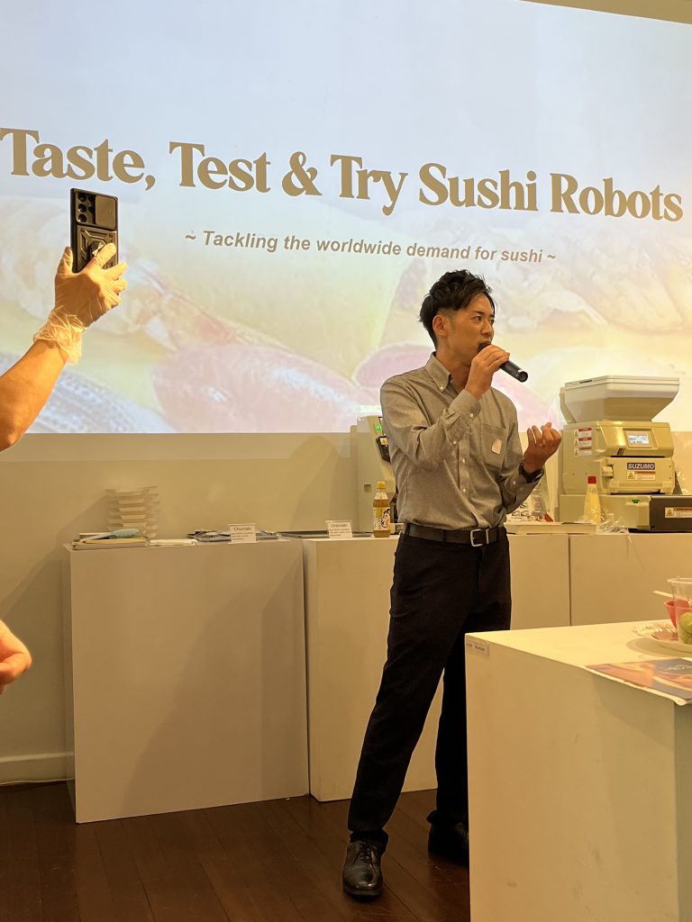 Taste, Test and Try Sushi Robots